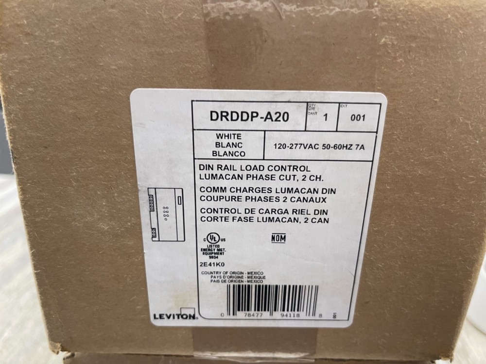 Leviton DRDDP-A20 GreenMAX DRC Phase Control 2 Channel Dimmer New