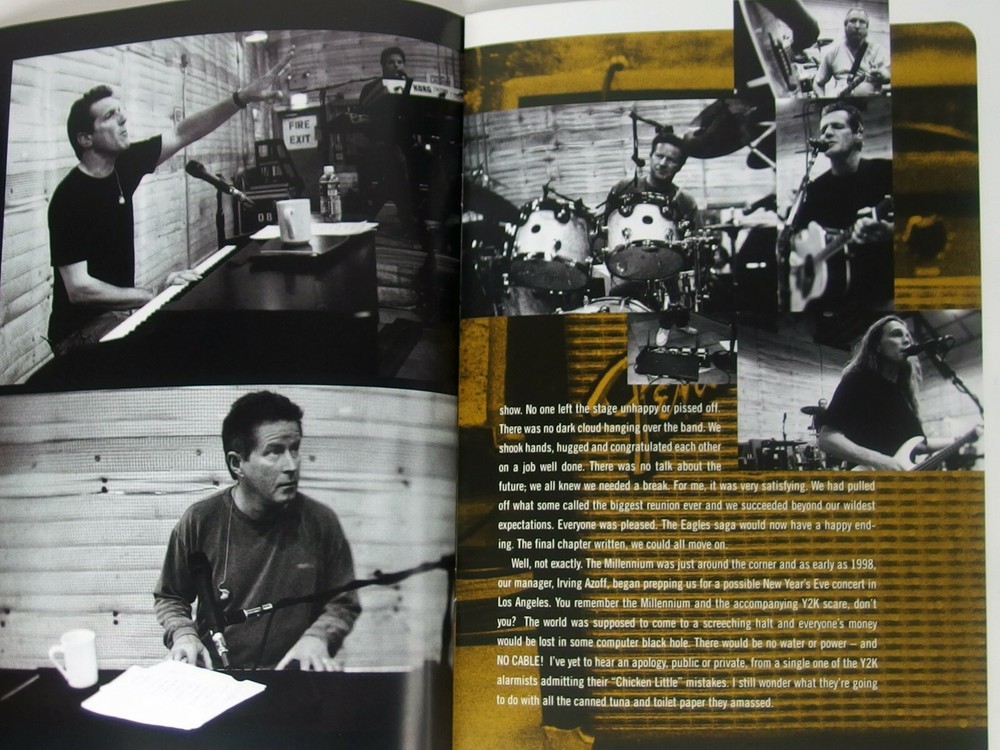 The Eagles 2001 Tour Tourbook Program EX Condition RARE