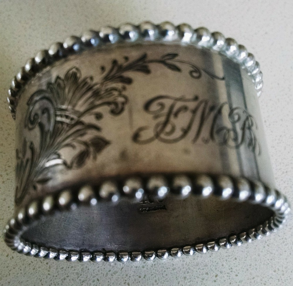 Vintage Sterling Silver Napkin Holder