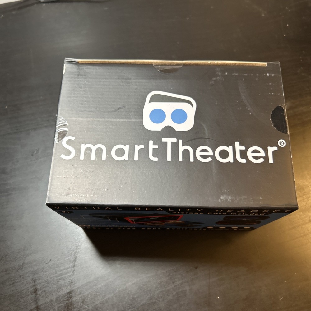 SmartTheater Virtual Reality Headset with Storage Case with App Control - NEW