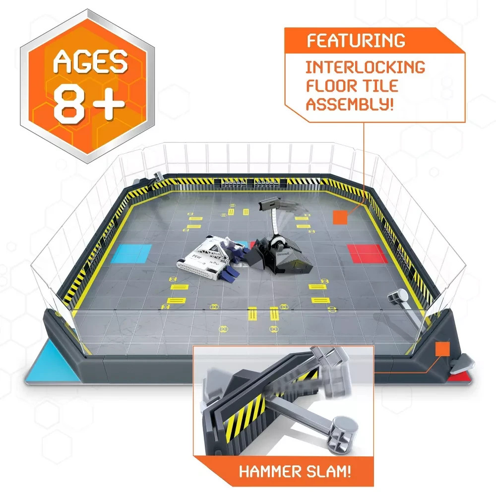 New HEX BOTS BattleBots Arena Bite Force & Blacksmith Remote Control Robot Toy