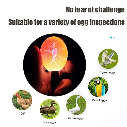 Egg Candler,Egg Incubator Light,Egg Candler candling Checker Light for