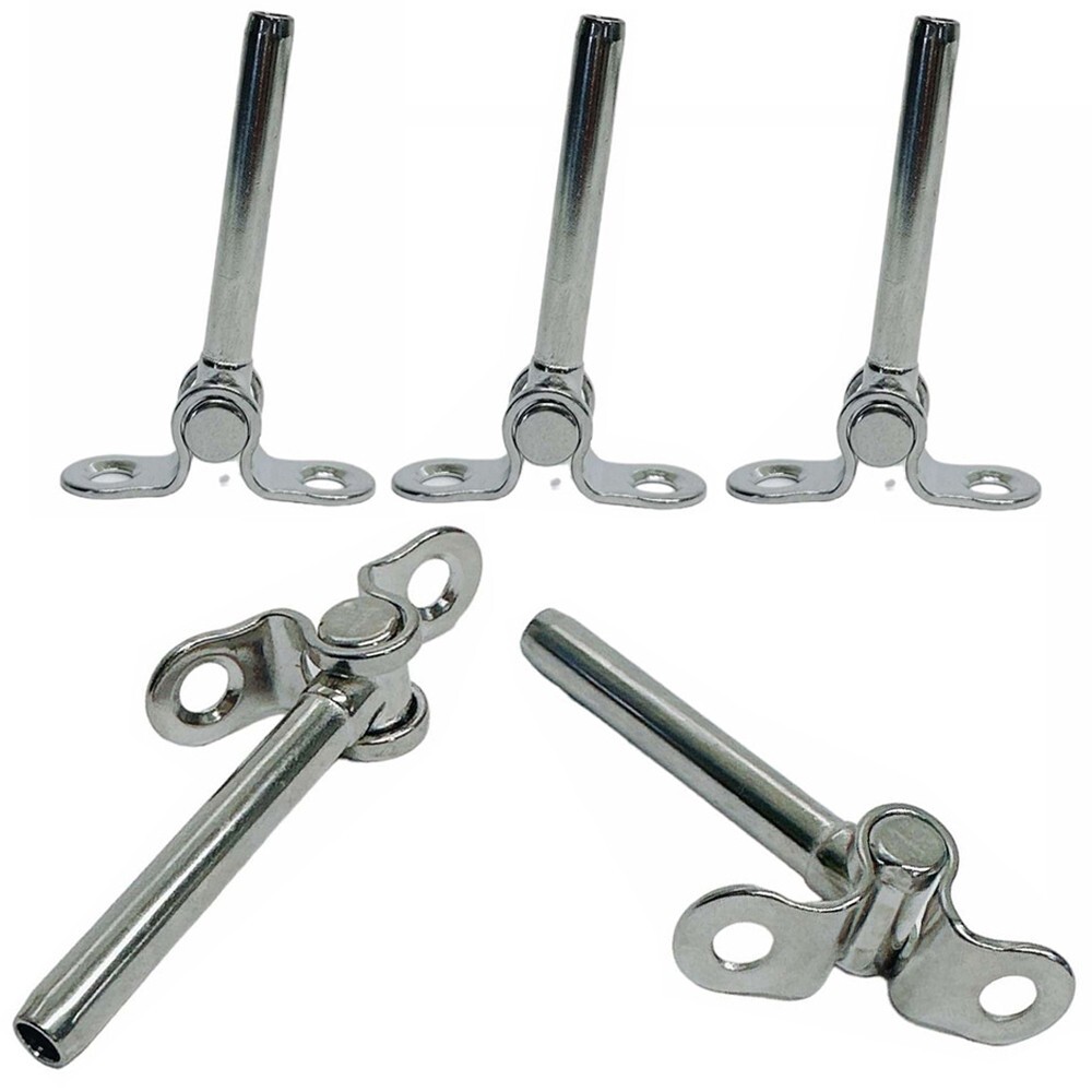Turnbuckle Cable Railing 5 PC 1/8'' SS 316 Deck Toggle Swage Stud Marine