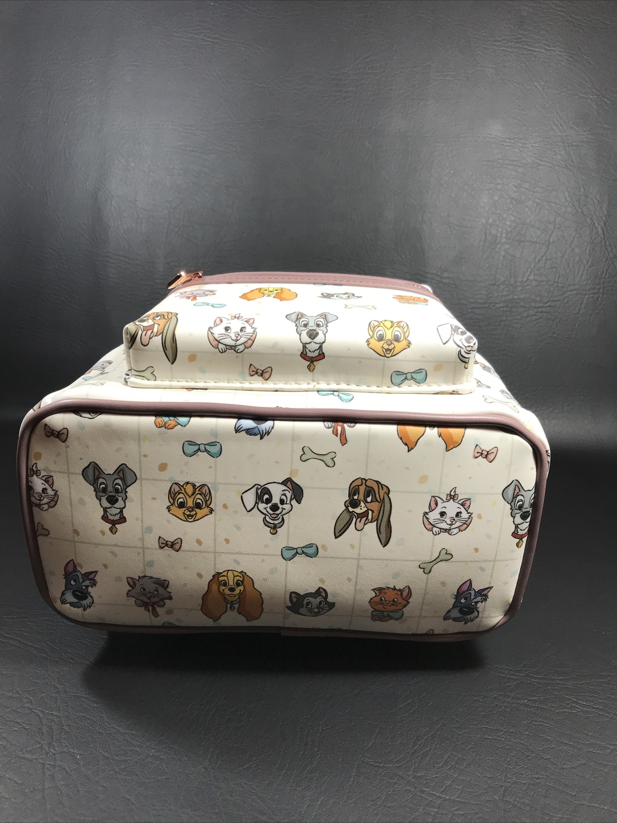 Loungefly Disney Pets AOP All Over Print Dog Cats Mini Backpack & Cardholder