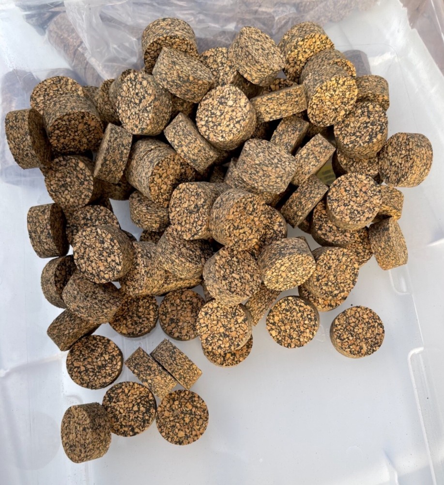 Cork Rings, 50 Spotted, 1 1/4" x 1/2" Solid, Special Pricing!