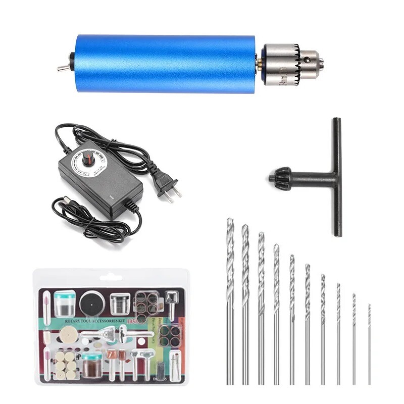 48W Mini Electric Grinder 395 Model 24V 2A Variable Speed Handheld Drill Tool