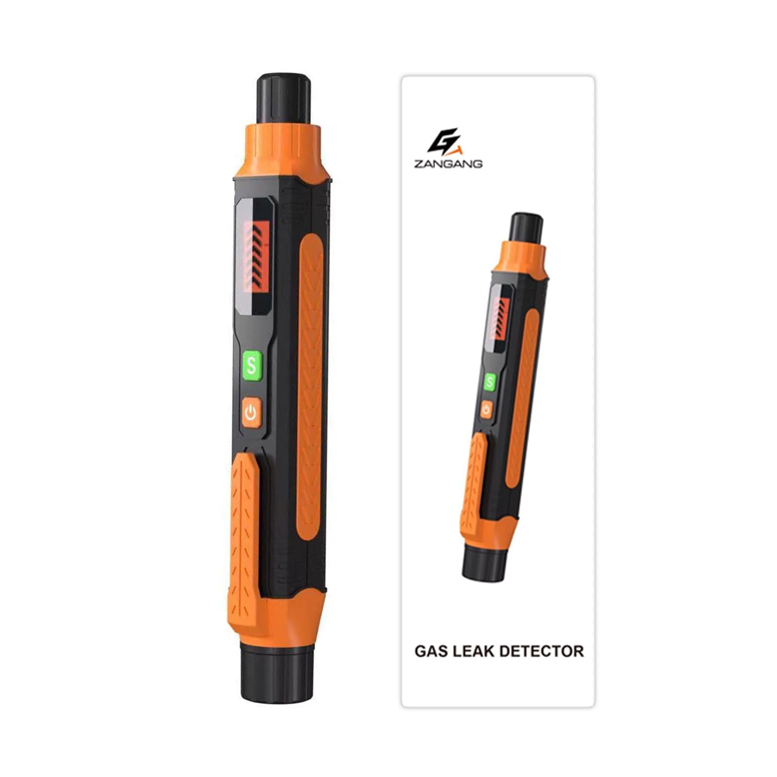 Natural Gas Leak Detector, Portable Gas Sniffer with Audible & Visual Alarm, ...