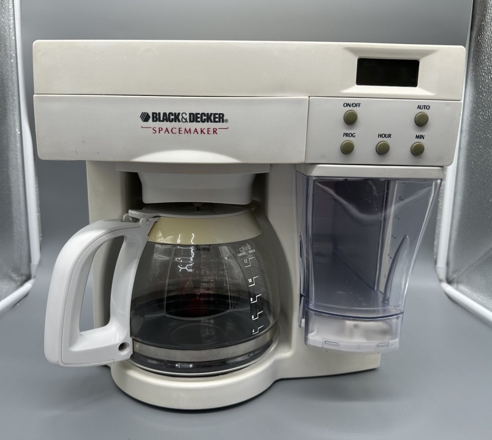 Black & Decker ODC440 Under Cabinet Spacemaker White Coffee Maker 12 Cup