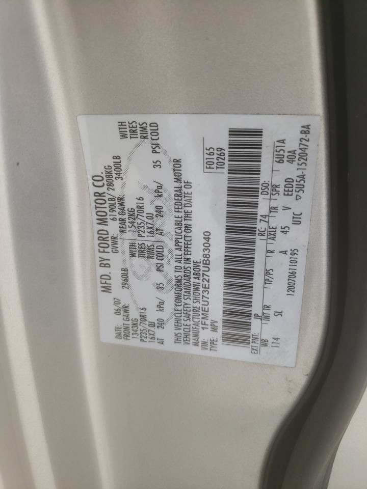 Console Front Floor Fits 07 EXPLORER 4849682