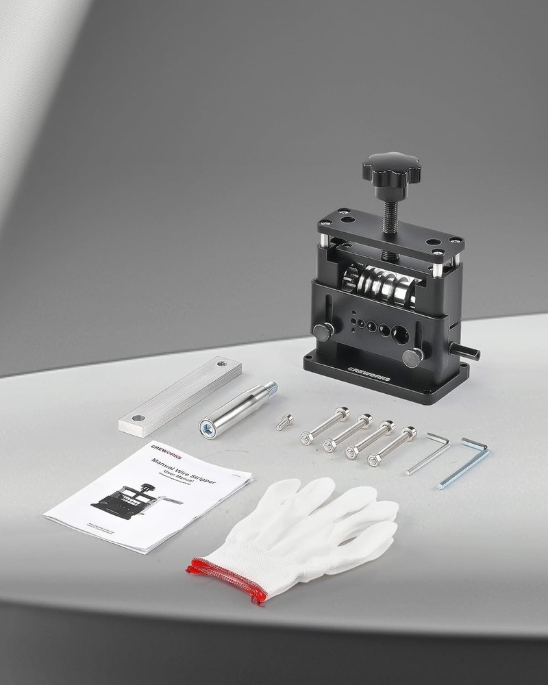 Manual Wire Stripping Machine, Drill Powered Wire Stripper Machine with 6 Cha...