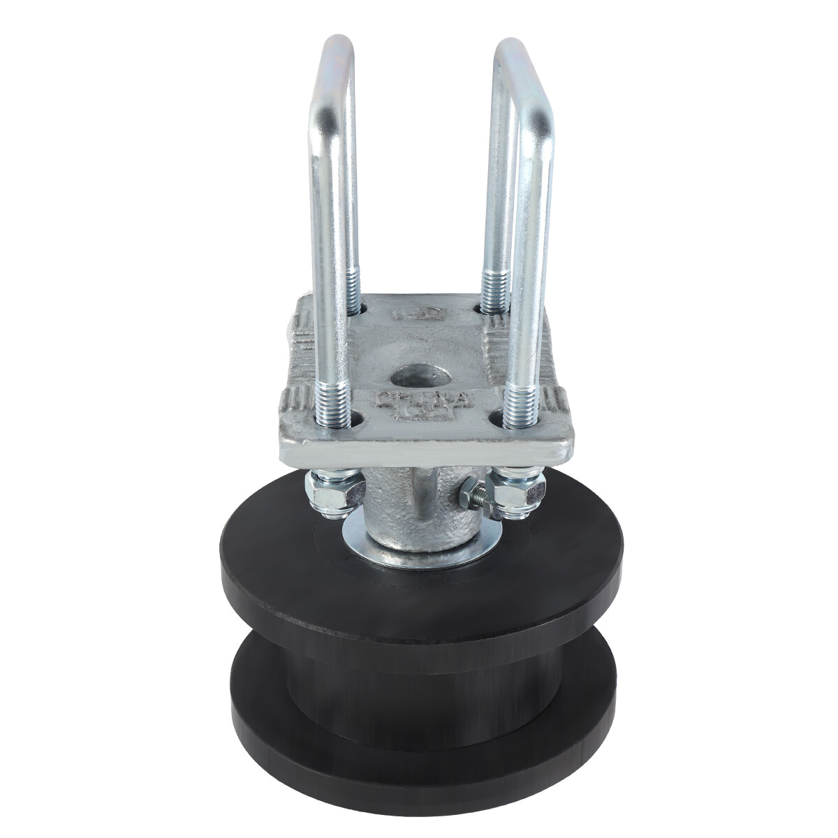 4" Square Post x 2" Square Gate Frame Premium Nylon Cantilever Roller Assembly