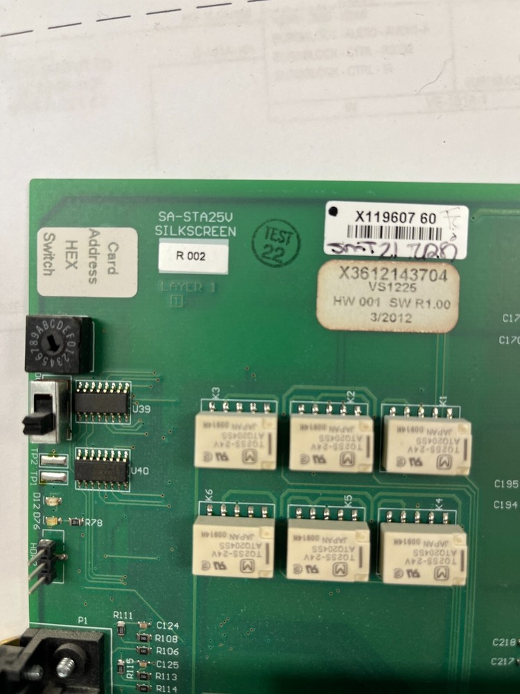 Valcom VS 1225 25V Station Card - Simplex 5100 School Intercom System