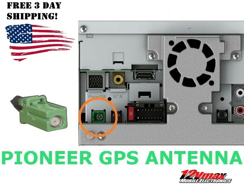 New GPS Navigation Antenna for Pioneer Radios Green Plug AVIC NEX AVH Models