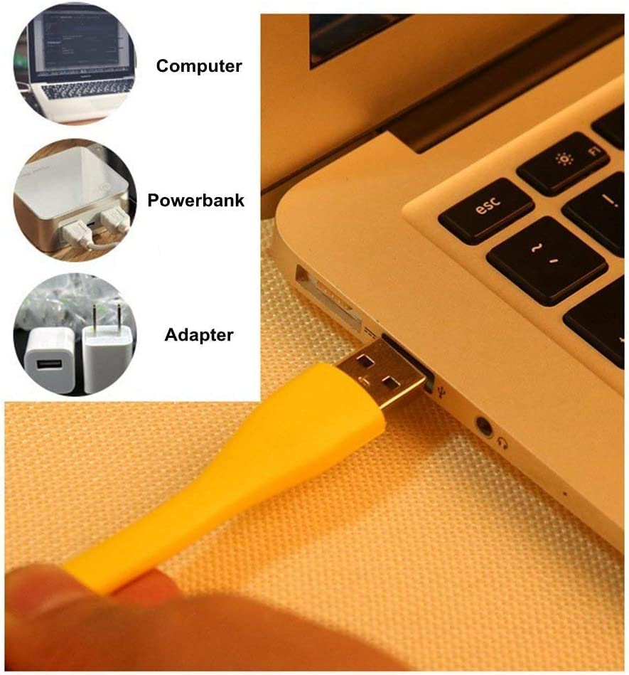 EBYPHAN Mini USB Light for Keyboard - Flexible USB Laptop Light (10-Pack)