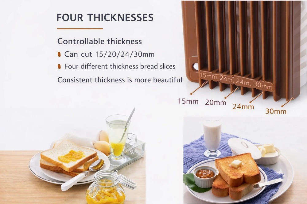 Foldable Compact Bread Slicing Guide - Bake Slicer Cutter for Homemade Bread