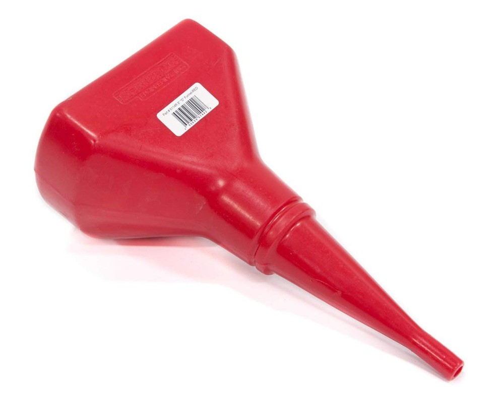 Scribner Plastics 6114R Red 8 D Funnel