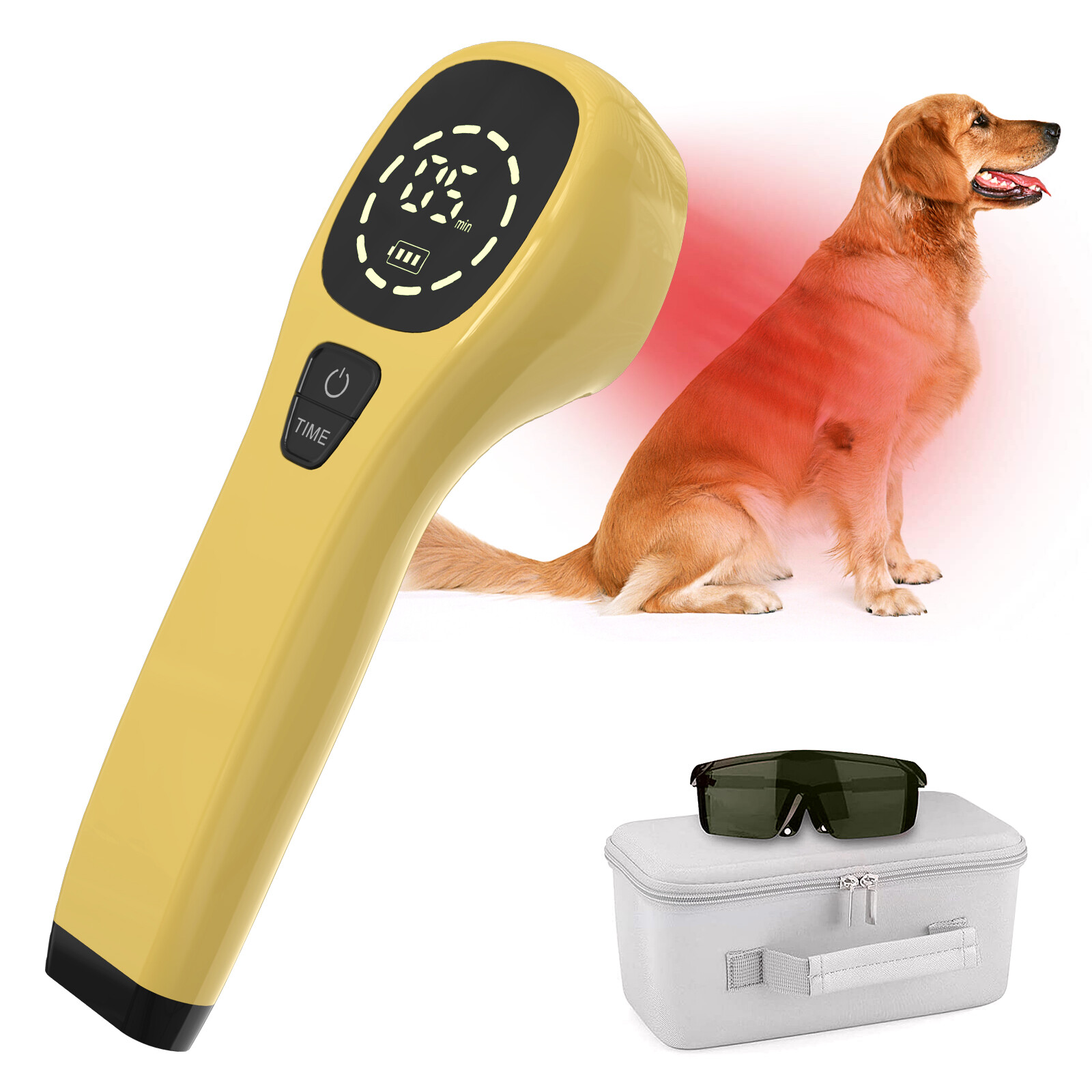 Vet Soft Laser Therapy device For Pet Cat Dog Horse Pain Relief 650 / 808 nm NIR