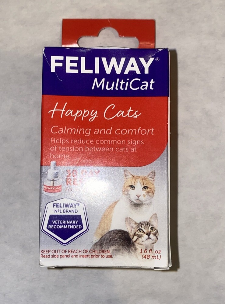 Feliway MultiCat Diffuser 30 Day REFILL, 48 ml Exp 09/2026