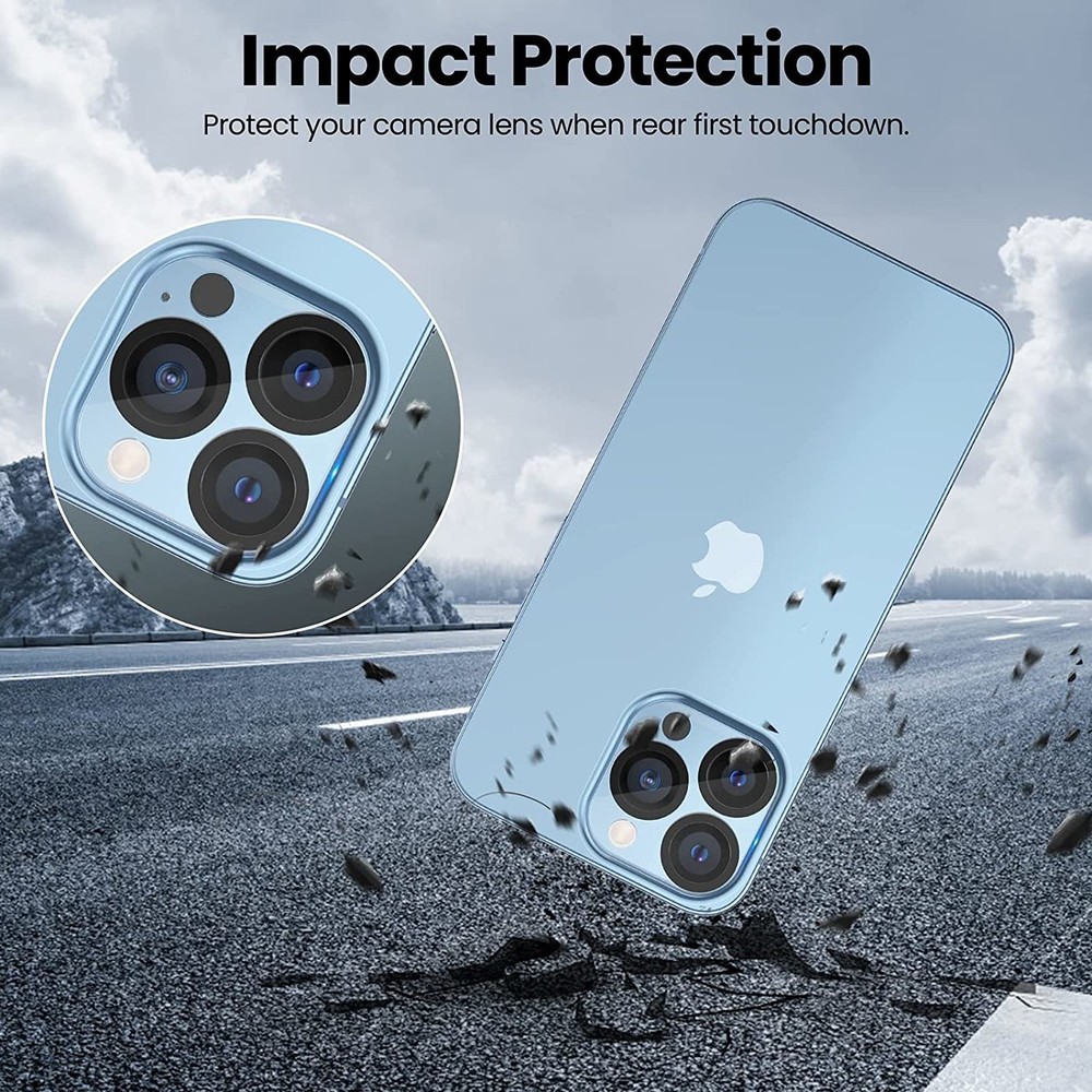 For Apple iPhone 17E /16E Camera Lens Protector Clear Black Tempered Glass Back