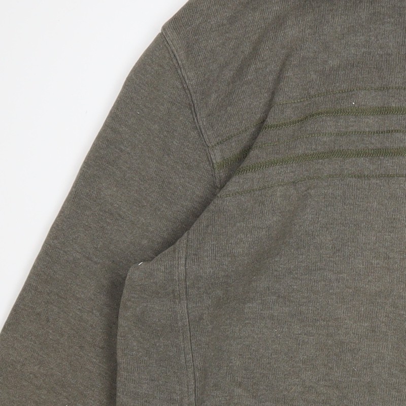 Next Men's Grey Track Jacket Large Full Zip Cotton Blend