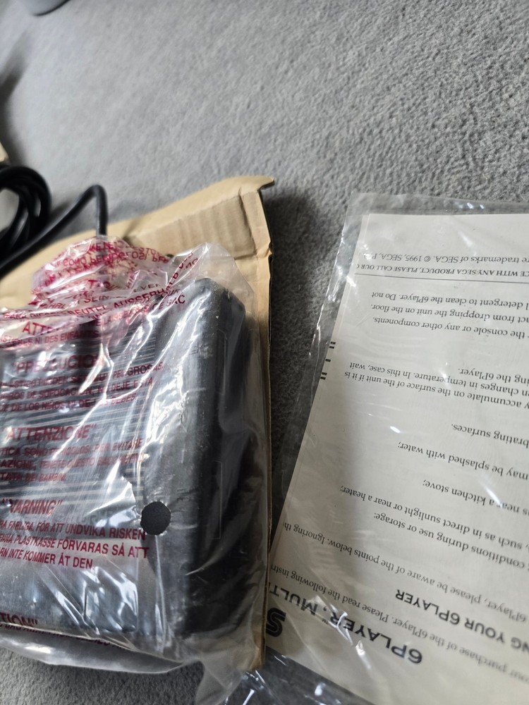 Sega Saturn 6 Player Multitap 1995 ● Packaging is Damaged