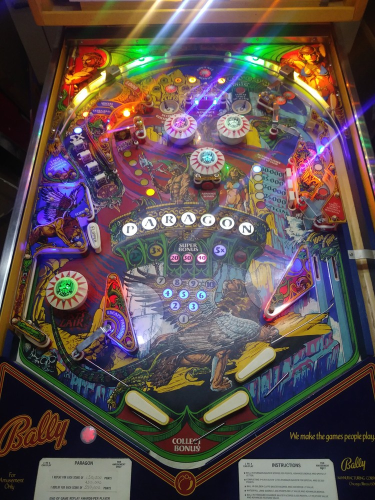 PARAGON Pinball LED Lighting Kit custom SUPER BRIGHT KIT