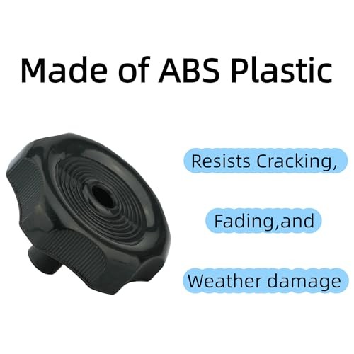 3 Pack RV Window Vent Knobs 1 Inch Shaft and 2-1/4 Inch Diameter Plastic
