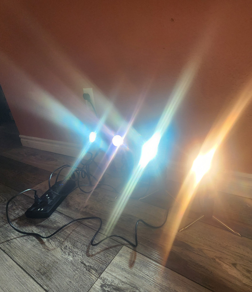 Mini Tabletop Studio Lights Set of 4 110V-250V