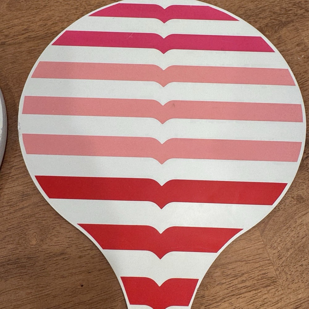 Hunter Striped Paddle Set Reversible Stripes and Carrying Case