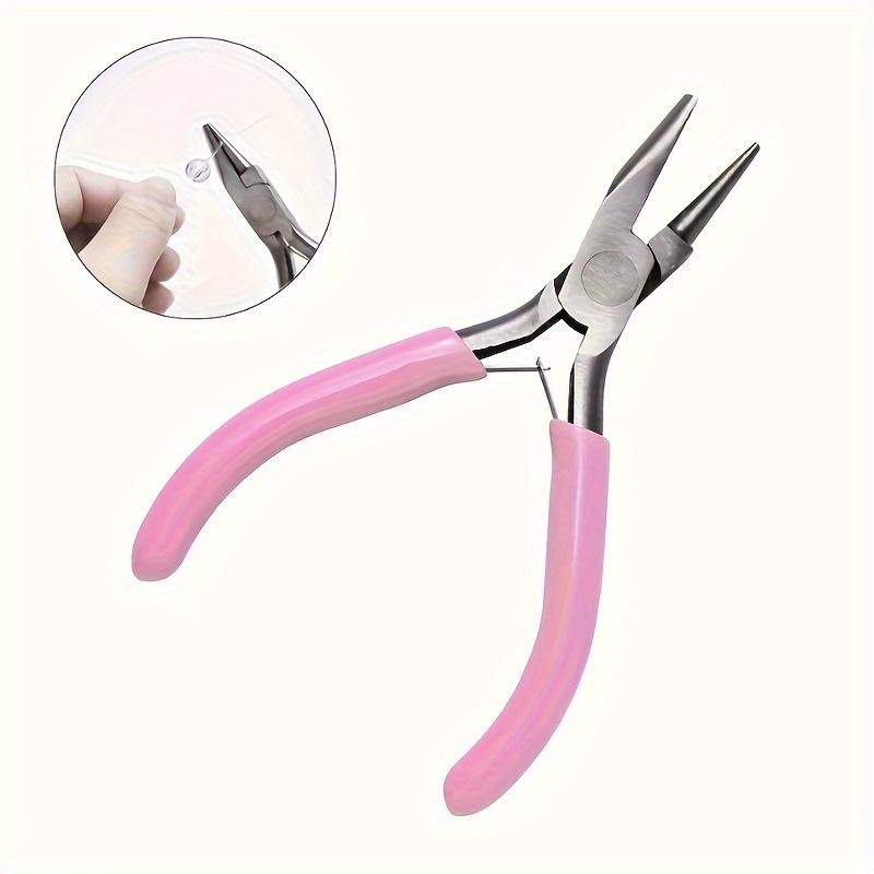 5" Round Concave Pliers – Precision Wire Loop Tool for Jewelry Making & Diy Use