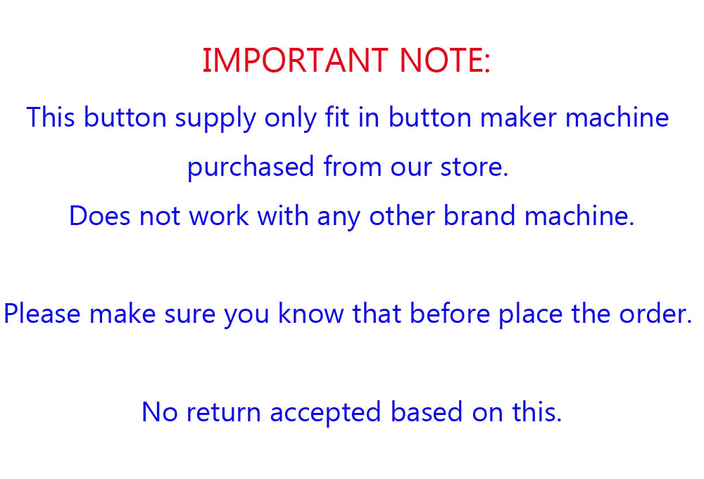 1" 25mm Badge Button Part Nd. Magnetic 100Sets Maker Stiker Type