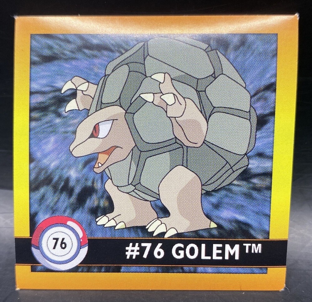 1999 Pokemon Artbox Sticker Golem #76