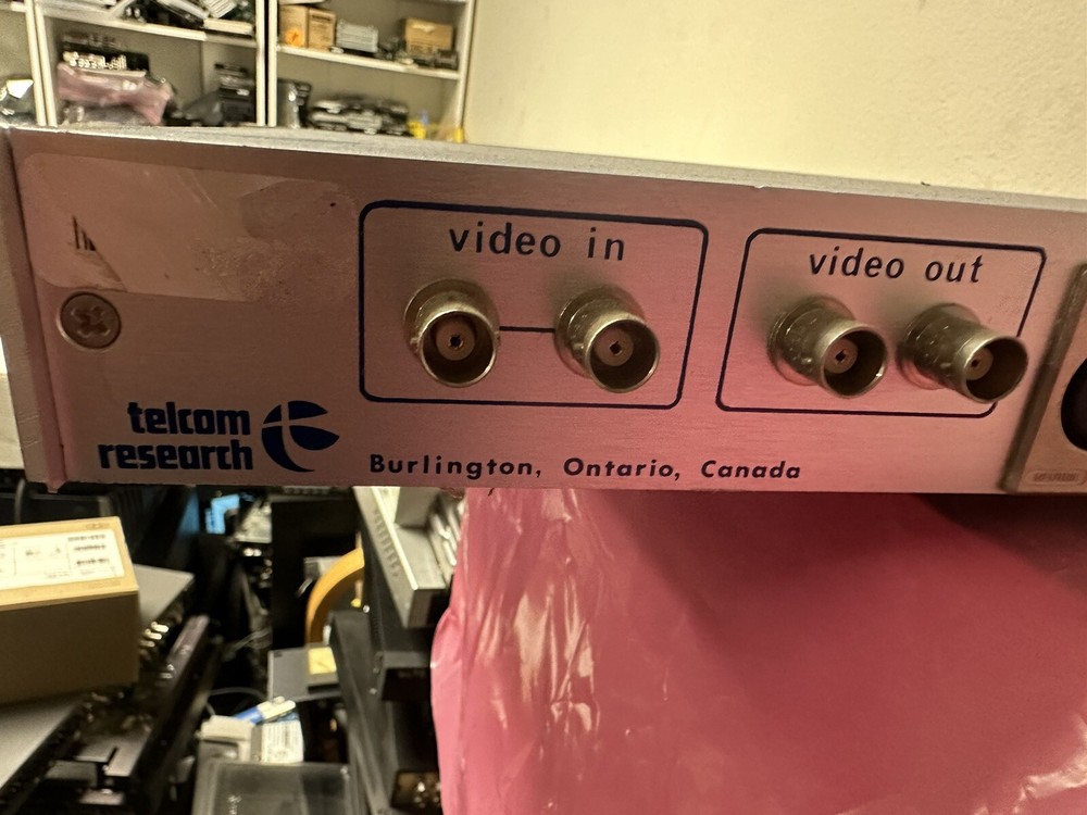 TELCOM RESEARCH T6010 S.M.P.T.E. / E.B.U TIME CODE READER CHARCTER INSERTER