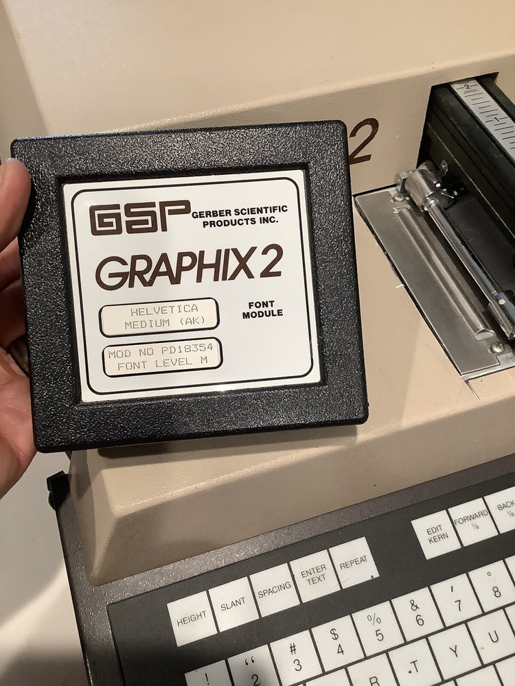 Gerber SignMaker Graphix 2 Gsp Auto-kern With Module READ DESCRIPTION