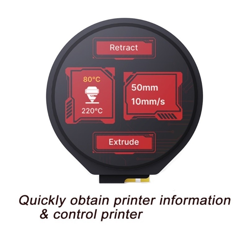 KNOMI V2.0 3D Printer Display Screen Part Open Source Show Printer for Klipper