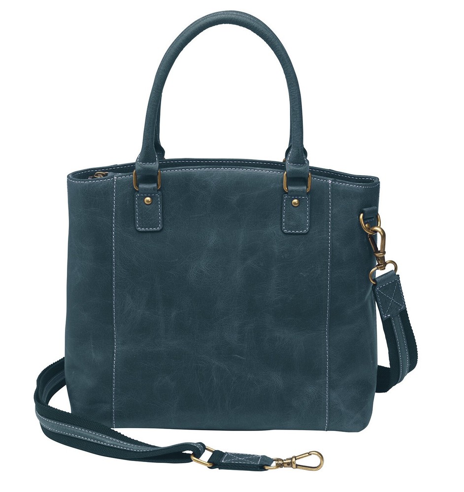 Distressed Leather Town Tote