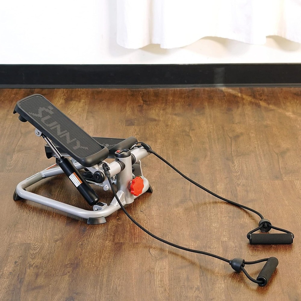 Versatile 2-in-1 Stepper Machine - Adjustable Resistance & User-Friendly Design