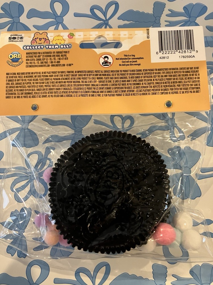 ORB Taba-licious Cookies Ultimate Squish Squeeze Toy Black Multicolor