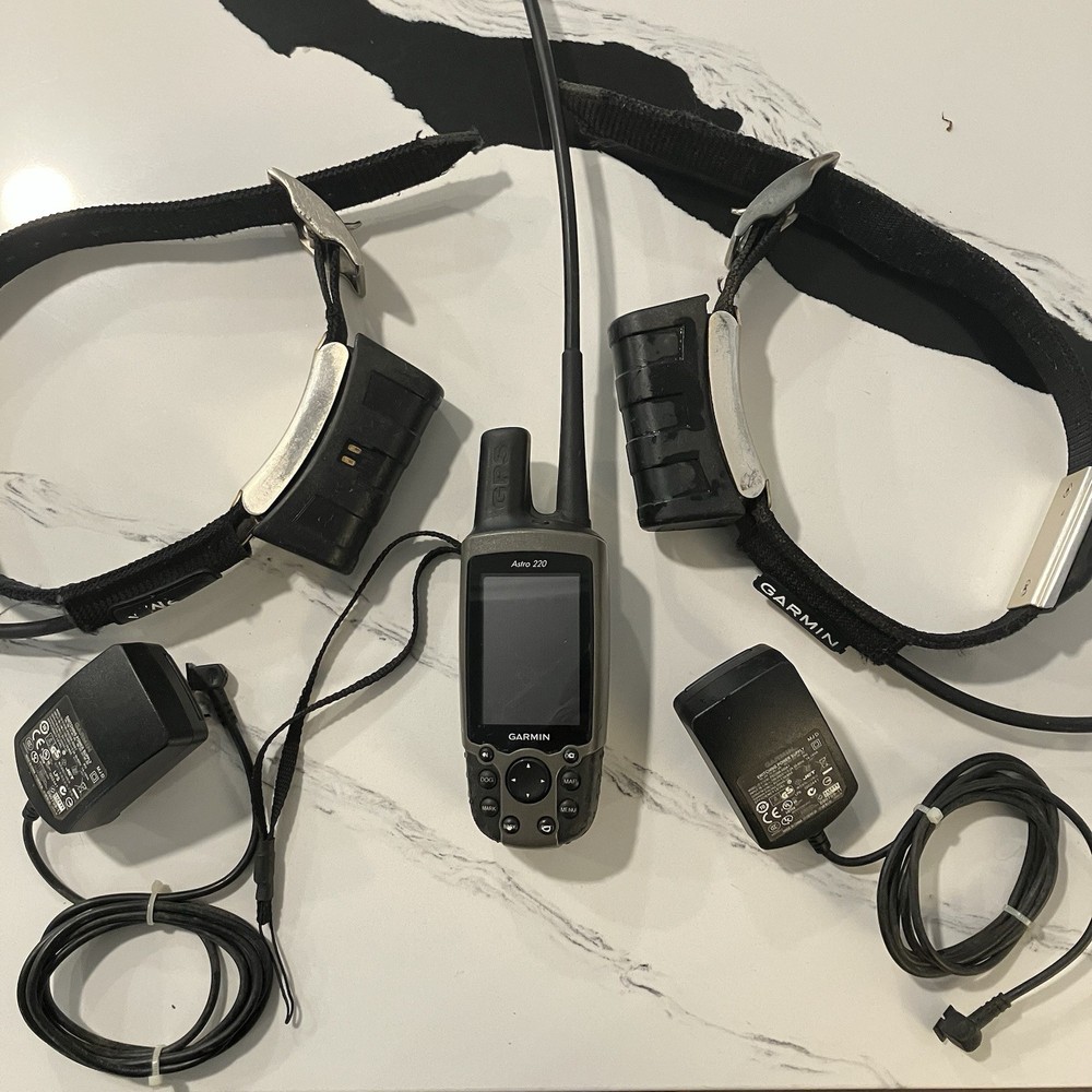 Garmin Astro 220 Dog Tracking GPS INCLUDES 2 DC 30 collars