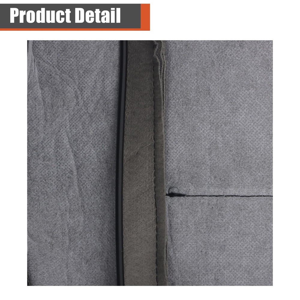Front Driver Passenger Seat Cover Black Artificial Leather for 2007-2012