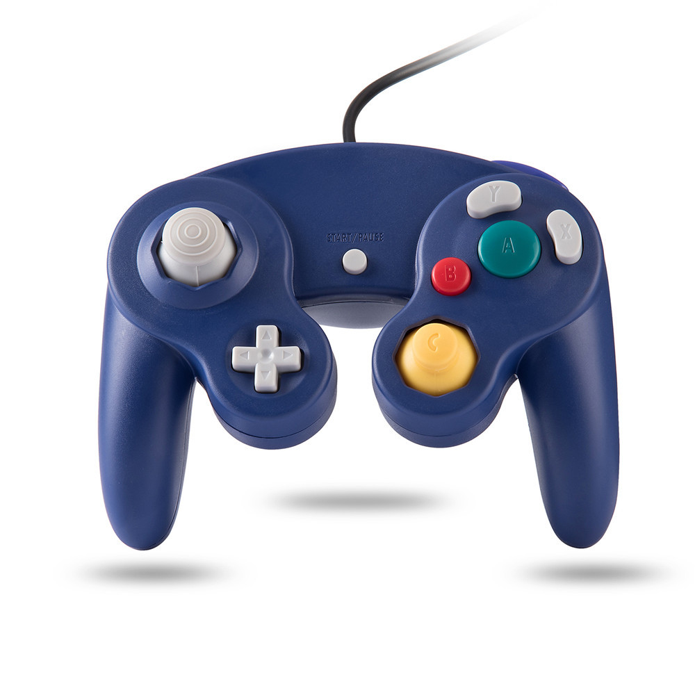 4 Pack Purple Wired NGC Game Controllers for Gamecube Console