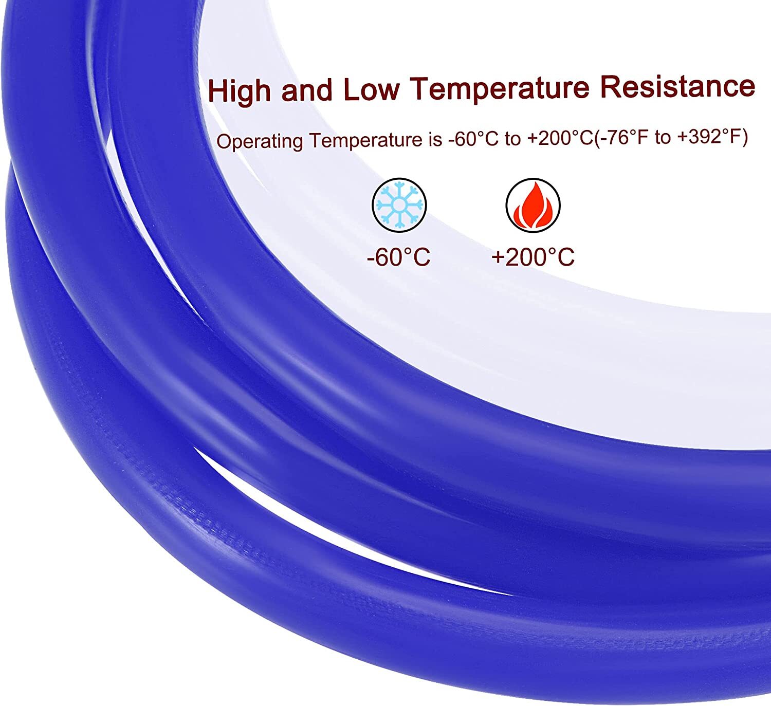 10 Feet Blue ID:5/32"(4mm) Fuel Air Silicone Vacuum Hose Line Tube Pipe