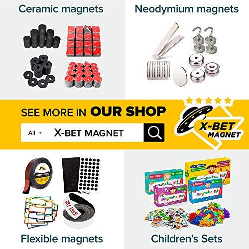 Large Magnets with Adhesive Backing Round and Square Self Assorted Sizes