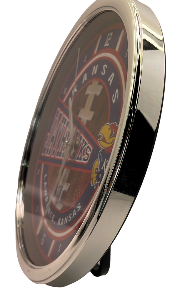 Memory Company Kansas Chrome Clock