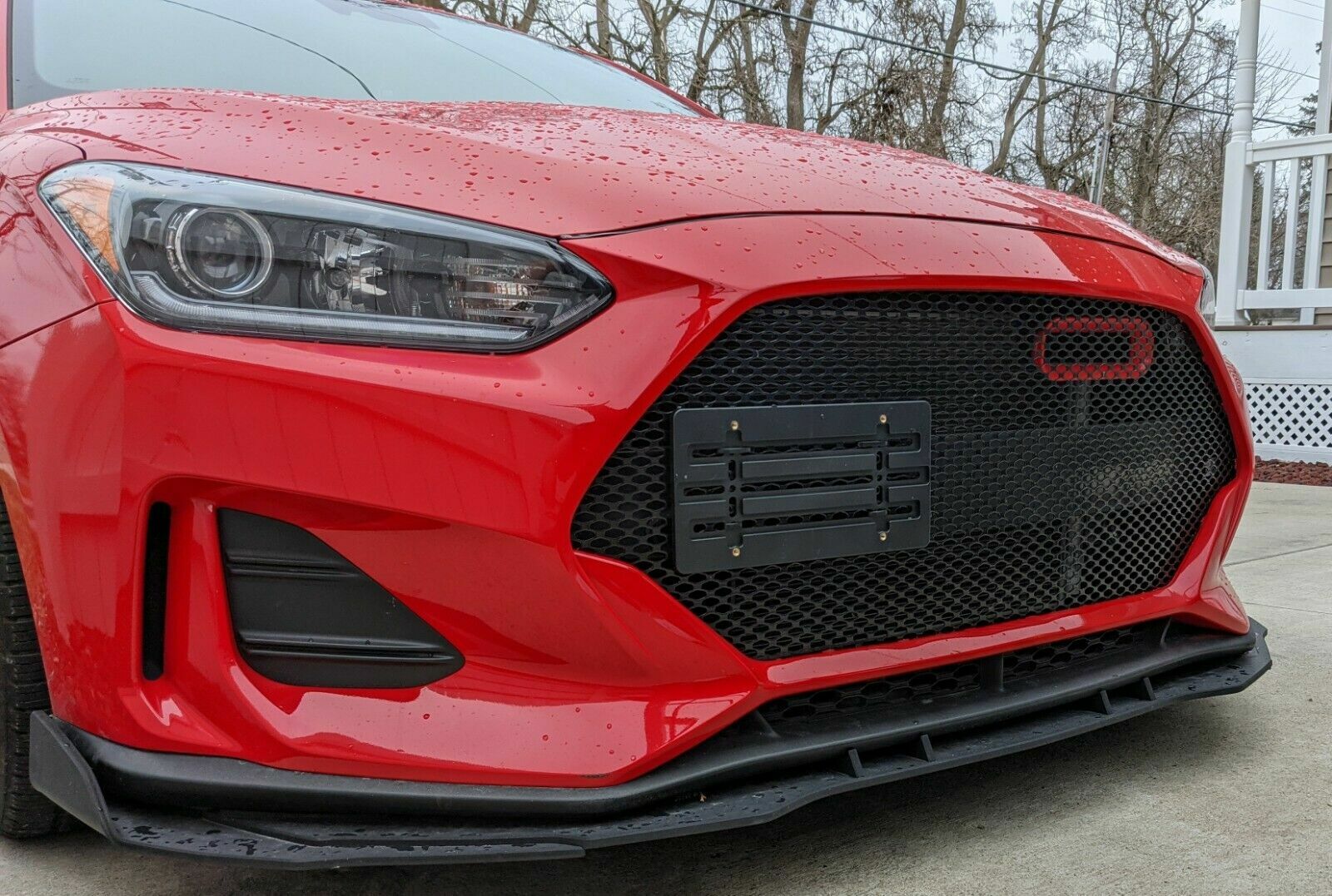 Universal License Plate Tag Holder Mounting Relocator Adapter Bumper Kit Bracket