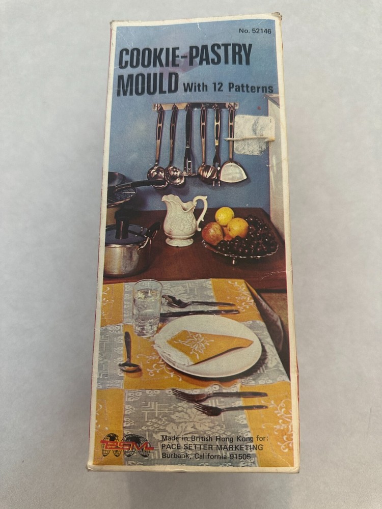 Cookie Pastry Mould - Vintage Pace Setter - 12 Patterns