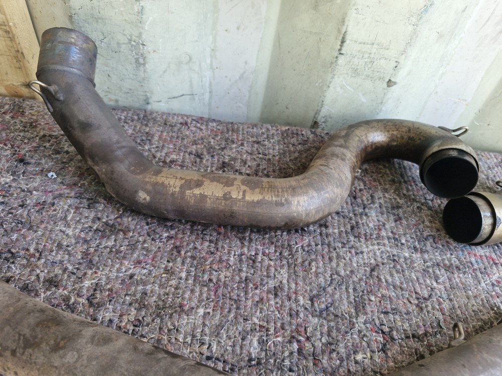 2000 DUCATI 748 EXHAUST HEADERS DOWNPIPES SYSTEM