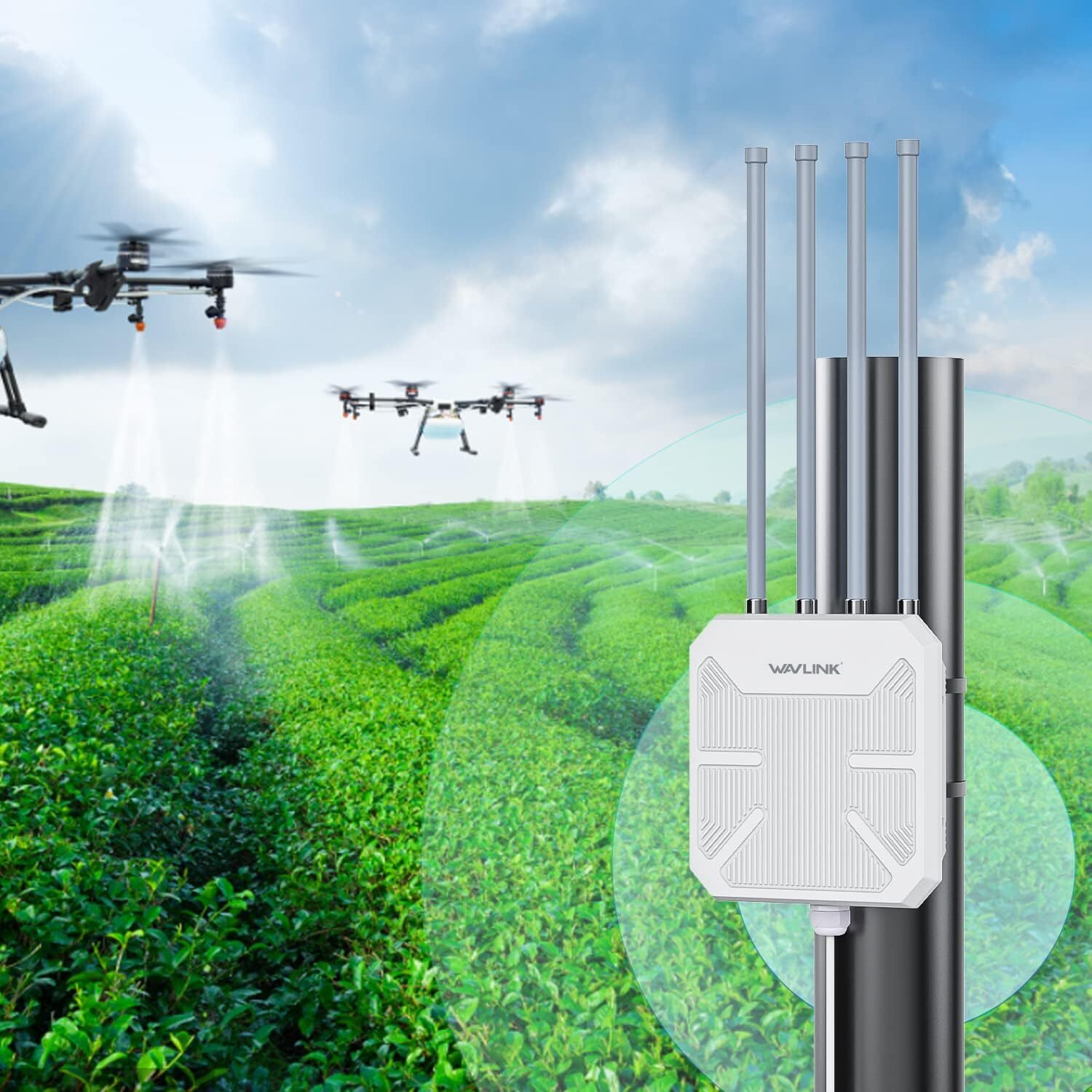 BE5100 Wi-Fi 7 Range Extender Dual Band WiFi 6 AX3000 AX1800 Outdoor Repeater