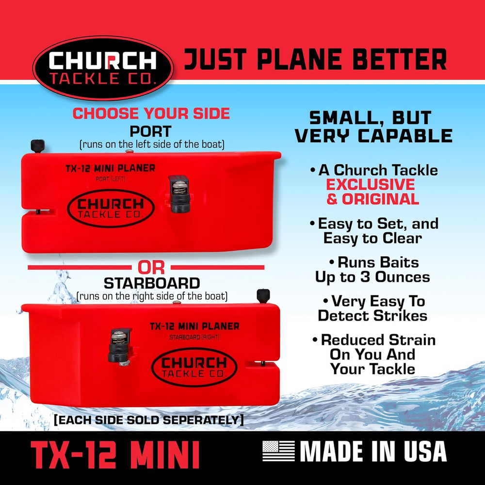 TX-12 Mini Planer Board Starboard by