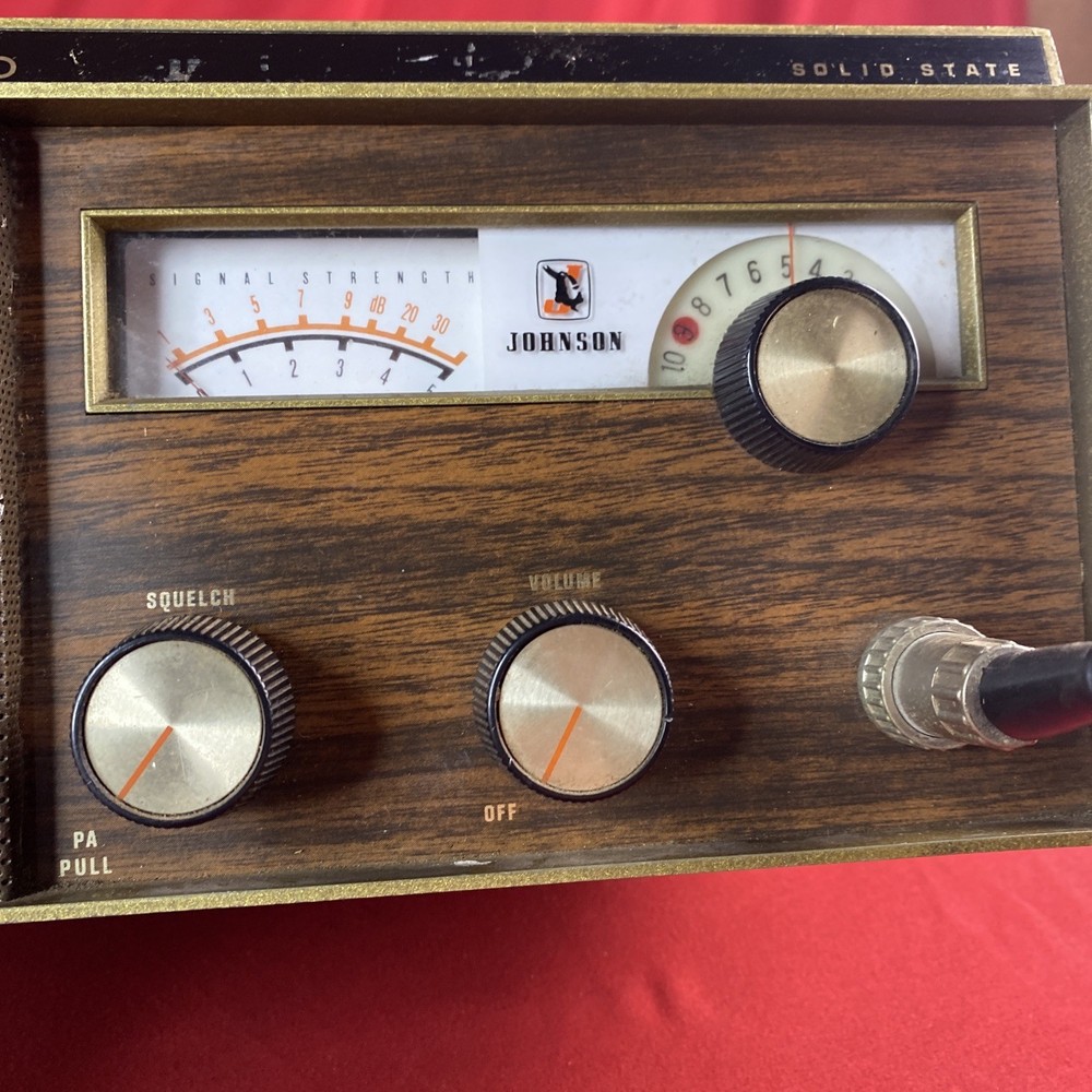 50th Anniversary Johnson Messenger 250 Solid State CB W/Microphone - Untested!